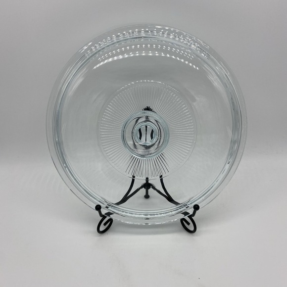 Pyrex Other - PYREX Corning Ware Glass Round 8 3/4" Replacement Lid 04 G 1 C A Clear G1C Ribs